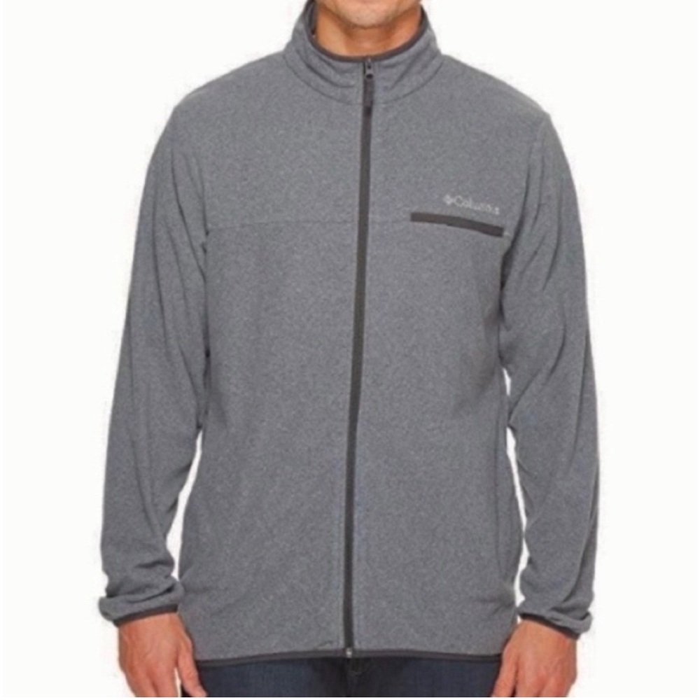 NEW Columbia Men’s Zip Up Gray Jacket Sweater